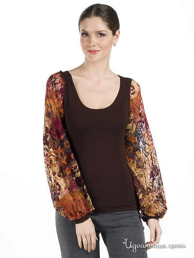 Блуза Adzhedo, цвет цвет рыжий / коричневый
