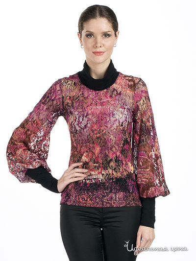 Водолазка Adzhedo, цвет цвет черный / мультиколор