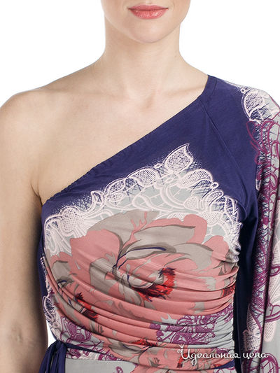 Платье Adzhedo женское, цвет фиолетовый / мультиколор