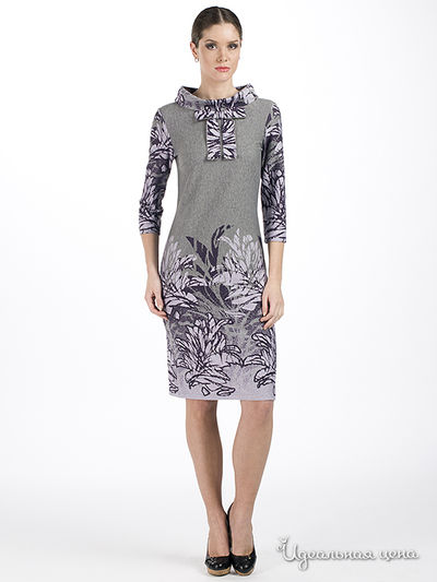 Платье Adzhedo, цвет цвет сиреневый / серый