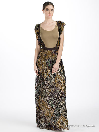 Юбка Adzhedo, цвет цвет коричневый / бежевый