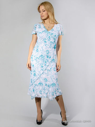 Платье Gold, цвет цвет белый / голубой