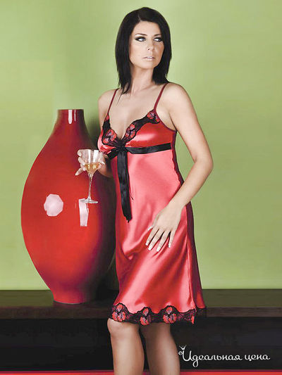 Сорочка De Lafense женская, цвет красный