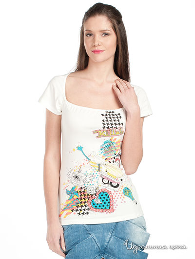 Футболка Killah, цвет цвет молочный