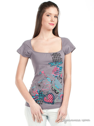 Футболка Killah, цвет цвет серый