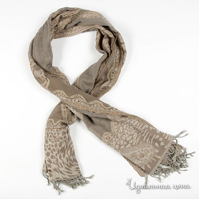 Палантин Mala Alisha, цвет цвет бежевый / серый