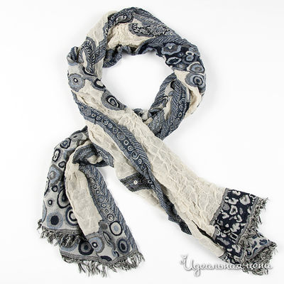 Палантин Mala Alisha, цвет цвет серый / кремовый