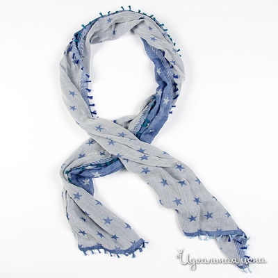 Палантин Mala Alisha, цвет цвет синий / серый