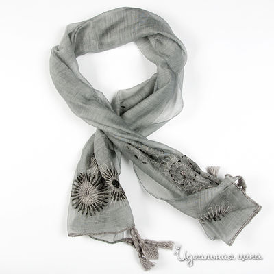 Шарф Mala Alisha, цвет цвет серый / черный