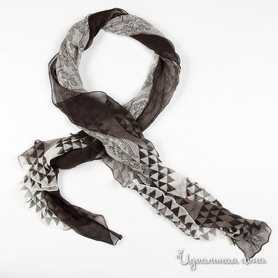 Палантин Mala Alisha, цвет цвет коричневый / серый