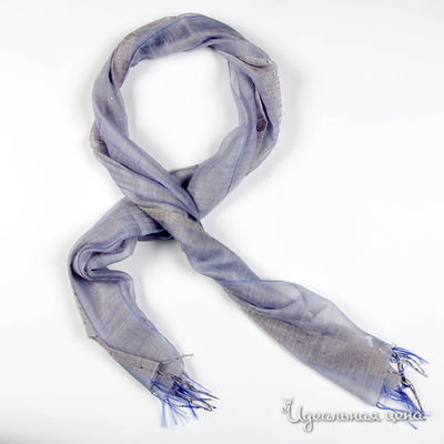 Шарф Mala Alisha, цвет цвет голубой / серый / коричневый