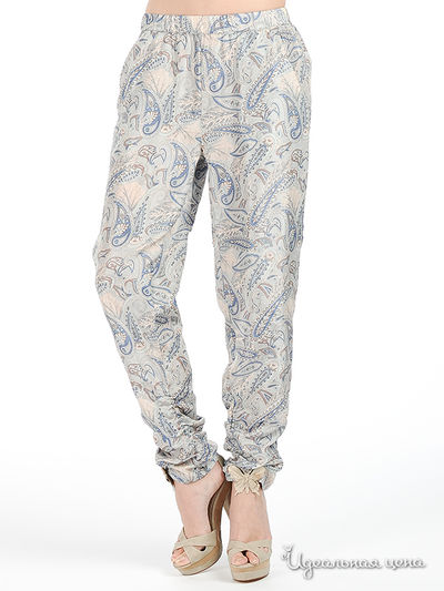 Брюки Silvian Heach, цвет цвет серый / принт оругцы