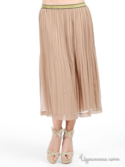 Юбка Silvian Heach, цвет цвет карамельный