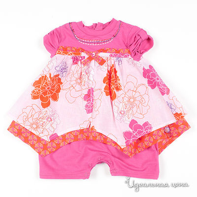 Полукомбинезон Deux par Deux, цвет цвет темно-малиновый