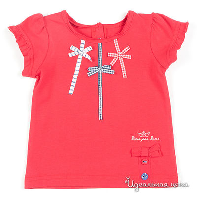 Футболка Deux par Deux, цвет цвет красный