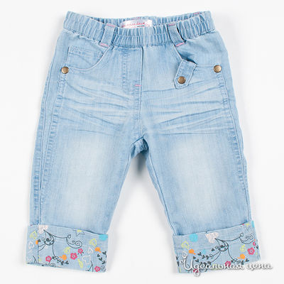 Брюки Deux par Deux, цвет цвет синий