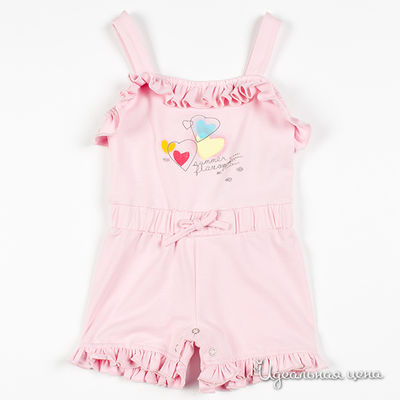 Полукомбинезон Deux par Deux, цвет цвет розовый