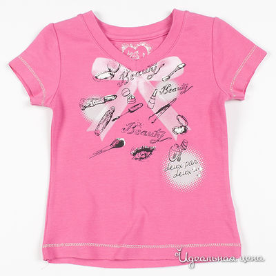 Футболка Deux par Deux, цвет цвет малиновый