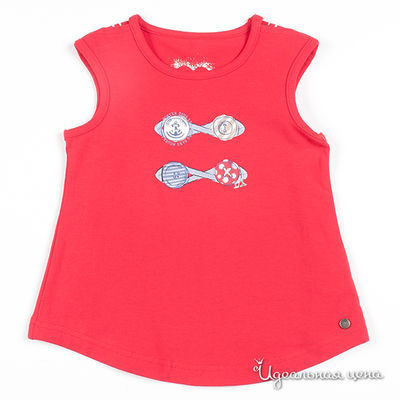 Футболка Deux par Deux, цвет цвет красный