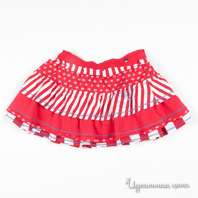 Юбка Deux par Deux, цвет цвет красный