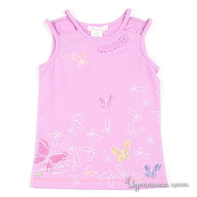 Футболка Deux par Deux, цвет цвет сиреневый