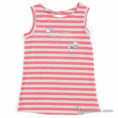 Топ Deux par Deux, цвет цвет красный / серый