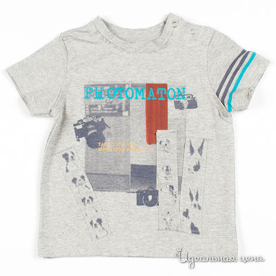 Футболка Deux par Deux, цвет цвет серый