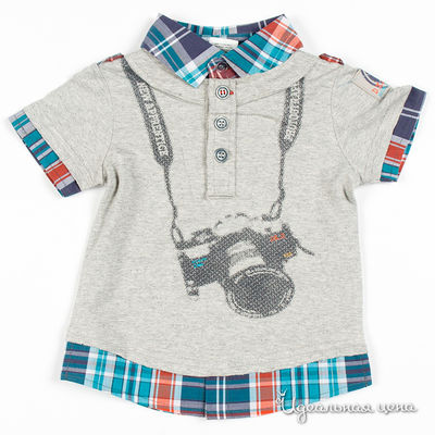 Футболка Deux par Deux, цвет цвет серый