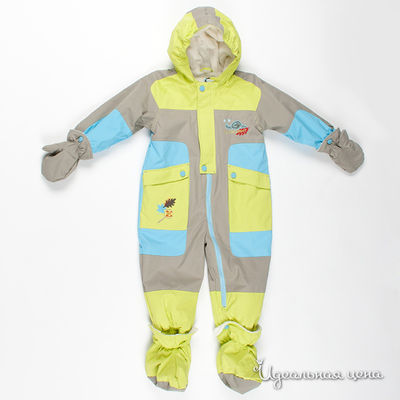 Комбинезон Deux par Deux, цвет цвет салатовый