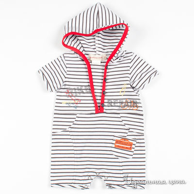 Песочник Deux par Deux, цвет цвет белый / серый