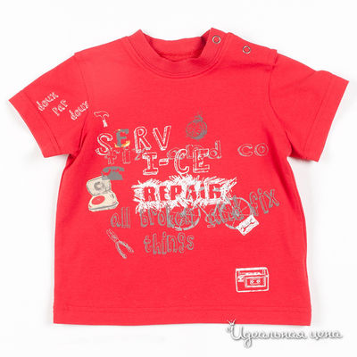 Футболка Deux par Deux, цвет цвет красный