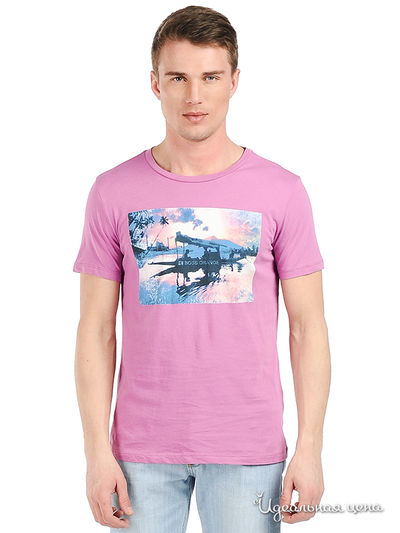 Футболка Hugo Boss, цвет цвет розовый