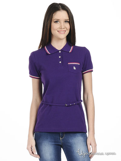 Поло Мультибренд, цвет цвет фиолетовый