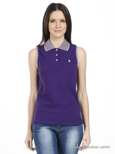 Поло Мультибренд, цвет цвет фиолетовый