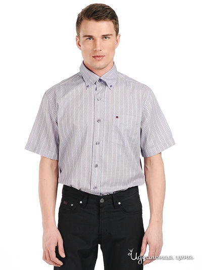 Рубашка State of Art, цвет цвет сиреневый / серый