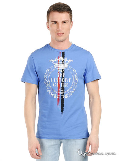 Футболка GF Ferre, цвет цвет голубой