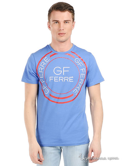 Футболка Мультибренд, цвет цвет голубой