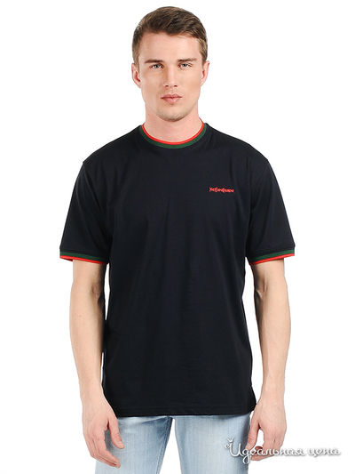 Футболка Мультибренд, цвет цвет темно-синий