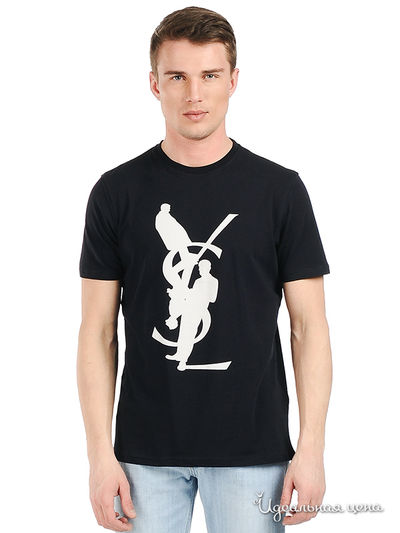 Футболка Мультибренд, цвет цвет темно-синий