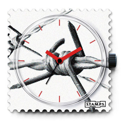 Часы Stamps, цвет цвет белый / черный