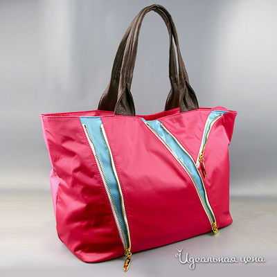 Сумка Savio, цвет цвет красный / голубой / коричневый