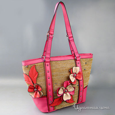 Сумка Savio, цвет цвет розовый / бежевый