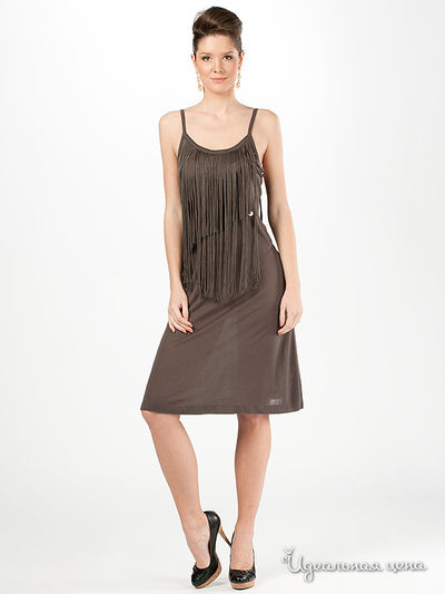 Сарафан Мультибренд, цвет цвет хаки