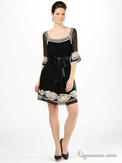 Платье Мультибренд, цвет цвет черный / тускло-розовый