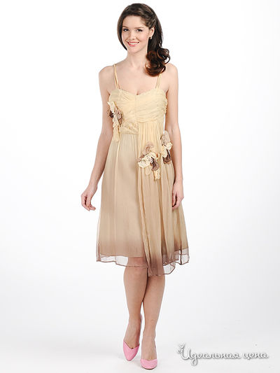 Платье Rene Derhy, цвет цвет бежевый
