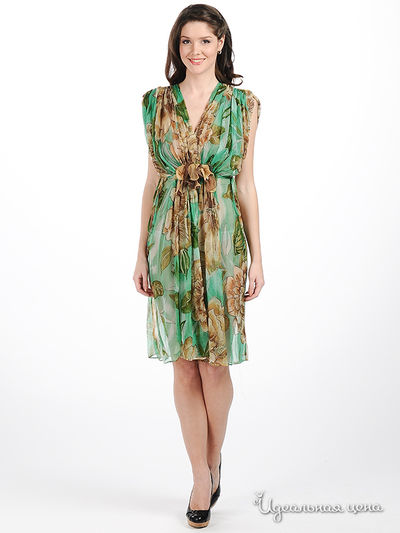 Платье Rene Derhy, цвет цвет зеленый