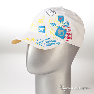 Бейсболка Maxval, цвет цвет белый