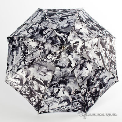 Зонт Moschino, цвет цвет белый / черный