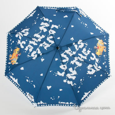 Зонт Moschino аксессуары, цвет цвет синий