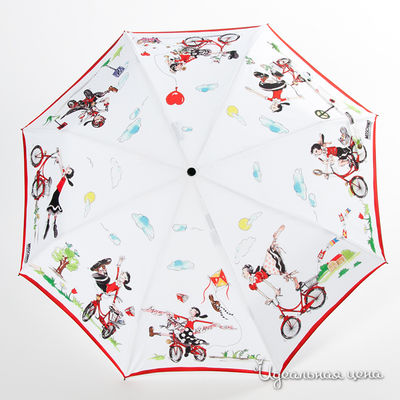 Зонт Moschino аксессуары, цвет цвет белый